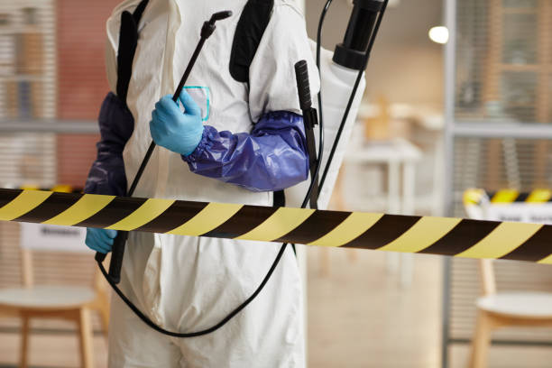 Professional Biohazard Cleanup technician working in Honokaa, HI